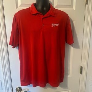 Nike Men's Red Polo Shirt